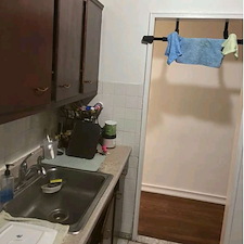 Galley Kitchen Transformation Using Barn Doors in Astoria, Queens 15